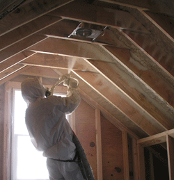 Provo UT attic spray foam insulation